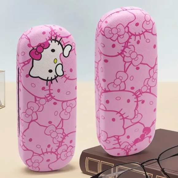 Sanrio Hello Kitty Pink Glasses Case NWOT - Picture 4 of 6